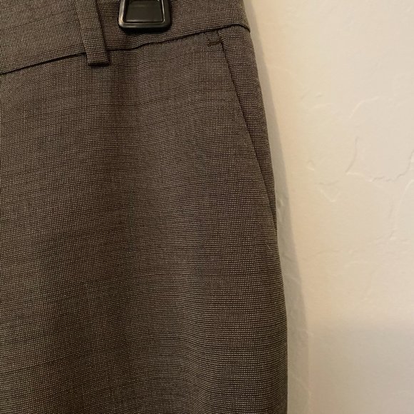 Ann Taylor Brown Wide-Leg Slacks Dress Work Pants Professional - Picture 4 of 8